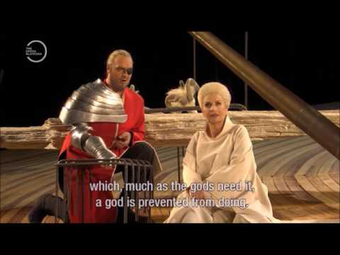 Doris Soffel and Thomas J. Mayer as Fricka and Wotan in Richard's Wagner's Die Walküre