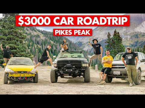 Taking Our CHEAP Cars Up Pikes Peak | Big Trip