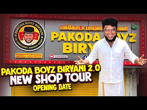 Pakoda Boyz Biryani 2.0 SHOP TOUR | New Branch Opening Offer | Tamil Food Review