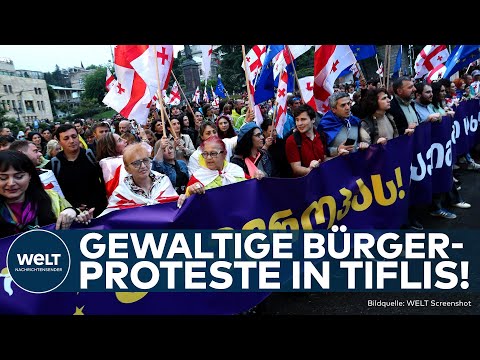 GEORGIEN: EU-Traum in Gefahr! - Zehntausende wehren sich gegen moskaufreundliches Mediengesetz!