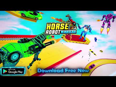 Ramp Car Robot Transform Horse Robot Games 2021