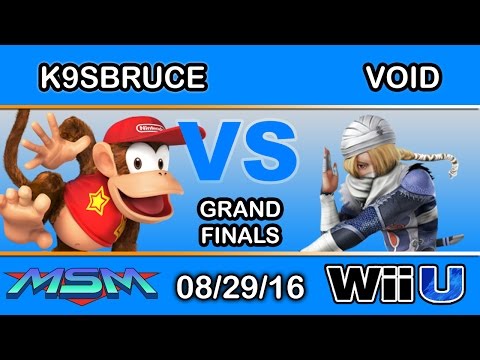 MSM 63 - NIPS | K9sBruce (Diddy Kong) Vs. CLG | VoiD (Sheik) Grand Finals - Smash Wii U