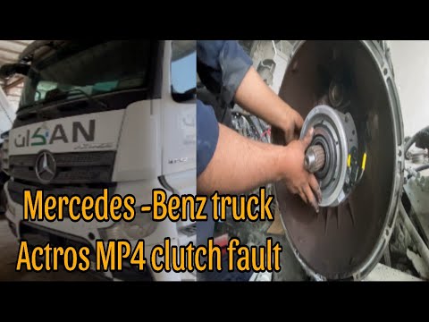 Mercedes -Benz truck Actros MP4| clutch-fault #dilbadshahtv #Actrostruck