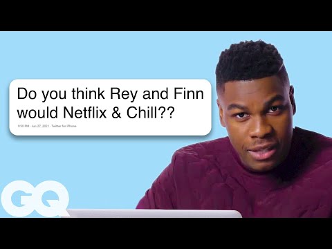 John Boyega Replies to Fans on the Internet | Actually Me | GQ Video