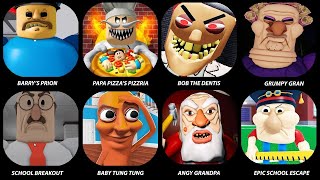 Download lagu Roblox ,Bary's Prion ,Papa Pizza's Pizzria , Bob The Dentis , Baby Tung Tung , Epic School Escape... mp3