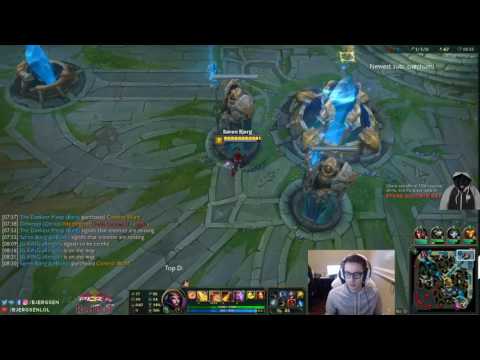 Bjergsen vs Davemon - LeBlanc vs Orianna Mid - League of Legends Patch 7.2