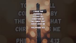 Philippians 4:13 | Strength Through Christ  #godsword #philippians #strength #faith #holyspirit #god