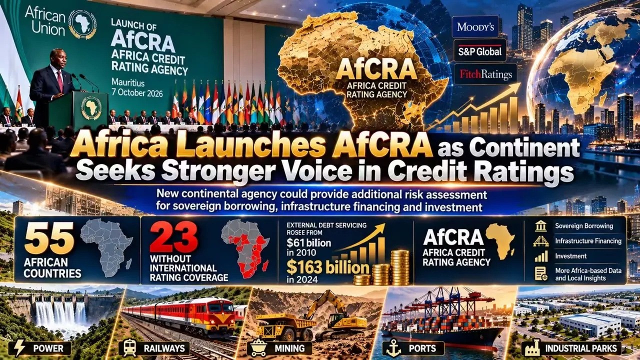 Africa has launched a new continental credit rating agency, AfCRA, in Mauritius.