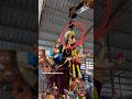 Unexpected Flowers Danda With Crane For Biggest Durga Mata Aagman 2024 Youtubeshorts Durgamata Yt
