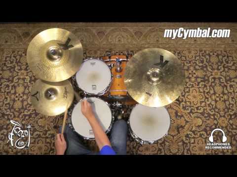Used Zildjian 14" A Custom Hi Hat Cymbals - 1102/1290g (UA20510-1090116I)