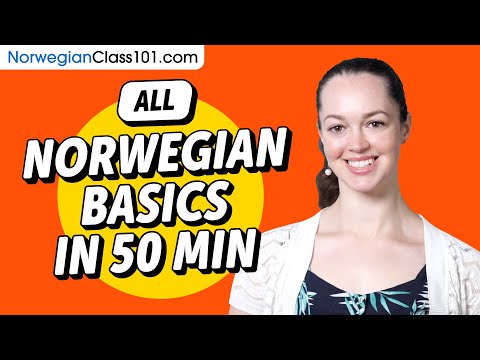 Learn Norwegian in 50 Minutes - ALL Basics Every Beginners Need