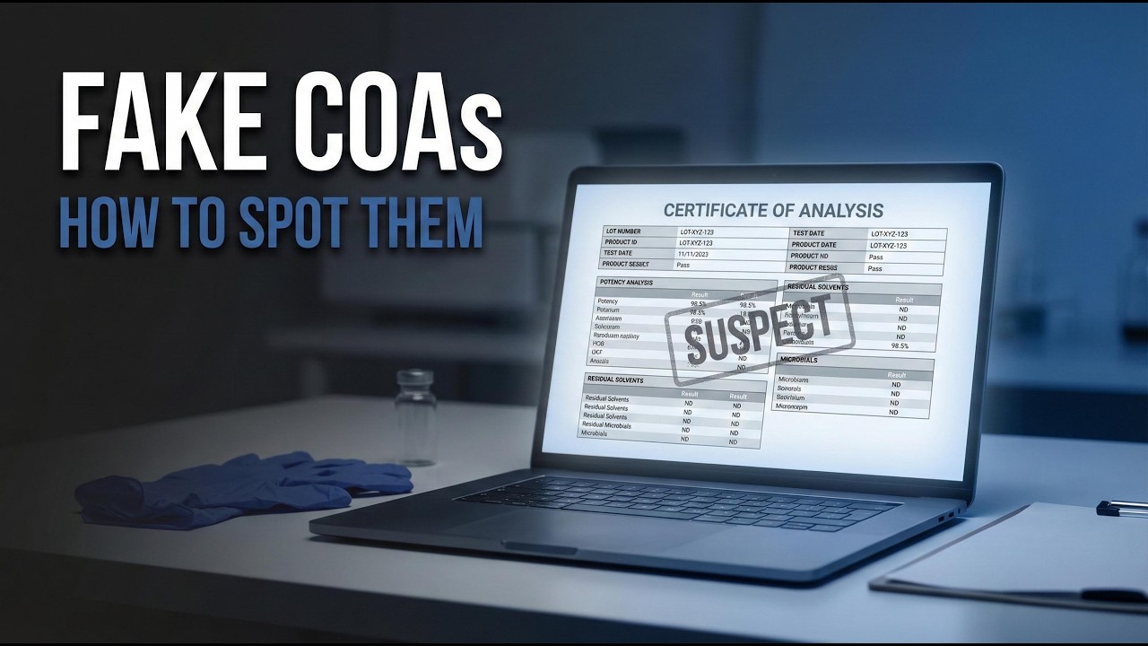 Pure Lab Peptides & Prime Lab Peptides Exposed | Fake COAs + Certified-Pep Drama