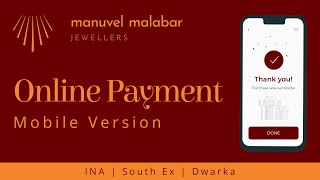 Online Payment Mobile Version | Manuvel Malabar Jewellers
