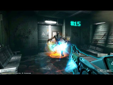 PLASMA GUN VS FIRE MONSTER | Doom 3 BFG edition gameplay part 15