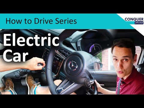 How to drive an electric car - demonstration from a driving instructor