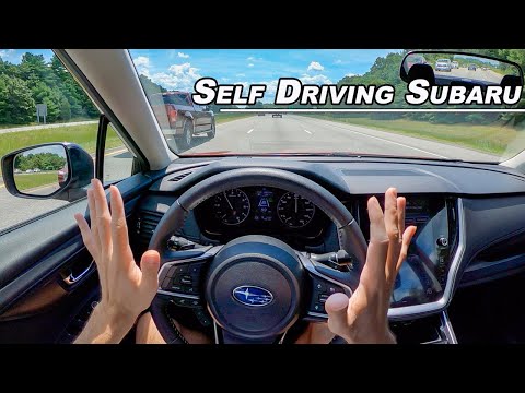 Self Driving, No Soul - 2020 Subaru Legacy 2.5L Boxer CVT POV (Binaural Audio)