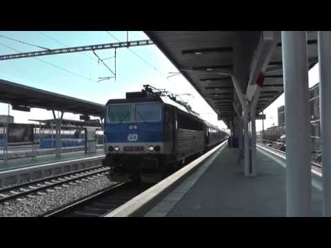 ČD 362.167 - Odjezd vlaku R 907 - Olomouc hl.n., 14.2.2015