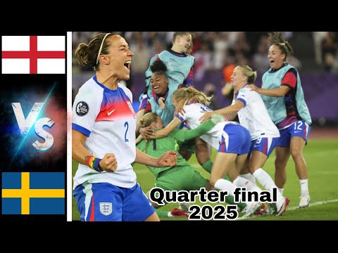 England vs Sweden women | Euro 2025 — A quarter-final for the history books!🔥🔥