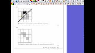 preview picture of video 'PGSMaths: Nov2012 1F Paper 1 - Question 8 (Symmetry)'