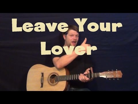 Leave Your Lover (Sam Smith) Guitar Lesson Strum Fingerstyle How to Play Tutorial