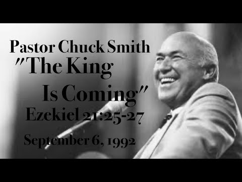 Pastor Chuck Smith - Ezekiel 21:25-27 "The King Is Coming" - September 6,1992 [ Black & White ]