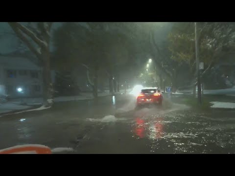 Water main break floods portion of Culver Road
