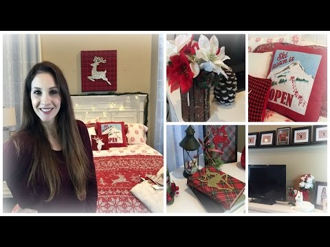 CHRISTMAS ROOM TOUR | COZY CABIN BEDROOM 2016