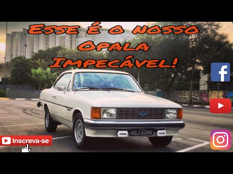 Conheçam nosso Opala Comodoro Coupe placa preta!