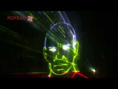 Poprad 24 - Laser show v AquaCity - METRO ON LINE - máj 2012