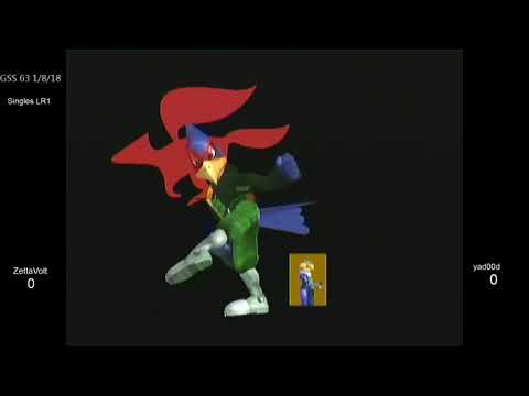 GSS 63 SSBM - ZettaVolt (Falco) vs. yad00d (Sheik) - Melee LR1
