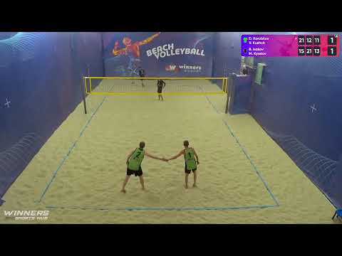 12:50 D.Korobkov / V.Kushch - B.Isakov / M.Kyselov | Winners Beach Volleyball