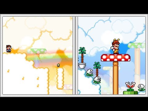 Super Mario UniMaker 1.S.2 Theme - SMB2 Cloudy Theme [Animated]