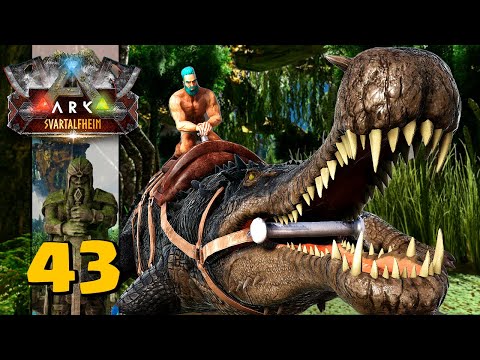 DOMANDO CROCODILOS NO PÂNTANO -   SVARTALFHEIM - ARK: SURVIVAL EVOLVED #43