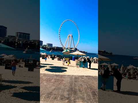 JBR beach 🏝️ Dubai #jbrbeach #dubai #dubailfe #light #dubaiblog