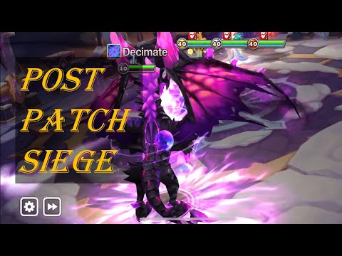 Post Patch Siege in Summoners War G3 Asia [G.O.A.T. | Lazy Time | Red Devils]