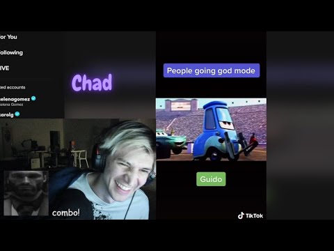 Sigma Chad moment Tik Tok xQc reaction