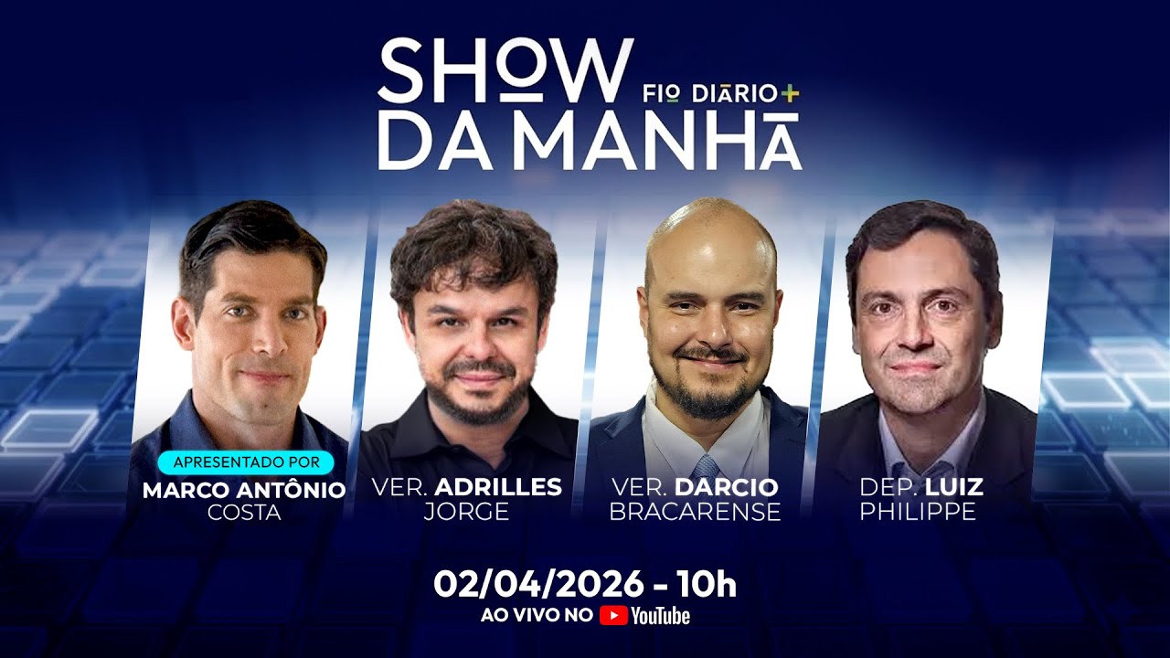 SHOW DA MANHÃ - MORAES NEGA TUDO - E OS 8 MIL VÍDEOS DE VORCARO - 02/04/2026