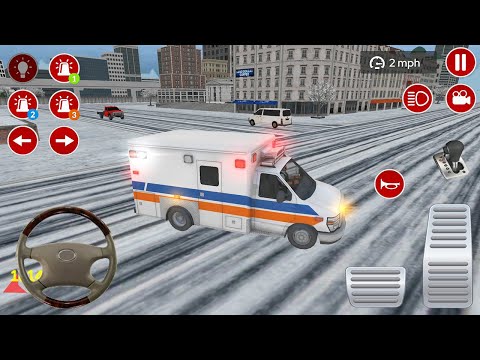 Ambulance Rescue Driver 2021 - Emergency Rescue Service Simulator -   Android Gameplay
