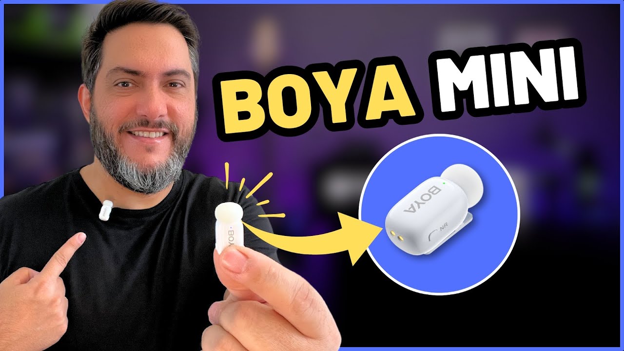 MINI WIRELESS MICROPHONE!!! Boya Mini for Cell Phone and Notebook with Active Noise Filter @BOYA-...