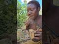 Chaabaa Eating Hot Baboon Intestine Alone In The Forest Reels Africa Hadzabetribe Food Shorts