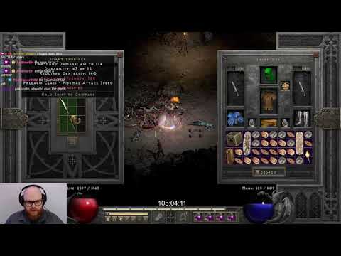 D2R Solo Self Found Holy Grail - Stormspire + Nat's Claw TC87 Double Drop day9