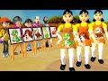 Squid Game Vs Scary Teacher 3D Drawing Mend Dresses Vs Wooden Door Nice Or Error 5 Times Challenge