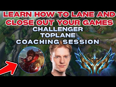Challenger Top Lane Coaching | Learn How To Lane And Close Out Games | Hidon