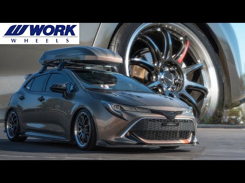 INSTALLING WORK WHEELS EMOTION ZR10 I TOYOTA COROLLA HATCHBACK 2019 2020 2021 2022