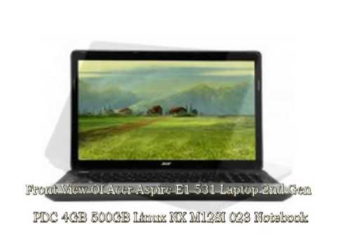 Acer Aspire E1-531 Laptop (2nd Gen PDC/4GB/500GB/Linux) (NX.M12SI.023) Notebook