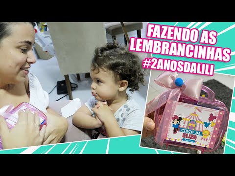 PREPARATIVOS PARA O ANIVERSARIO DA ELIZA * Lembrancinhas gastando pouco | Kathy Castricini