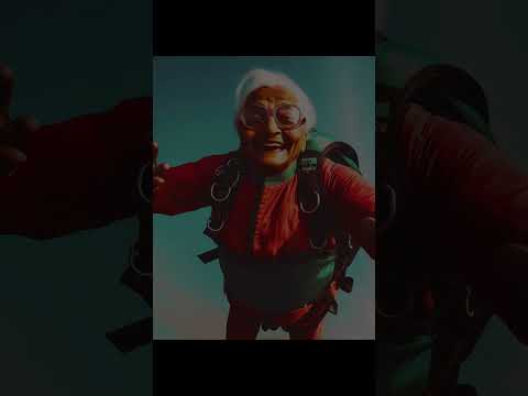 grandparents skydiving first time ever #ai #art #viral #2023 #trending #funny #india #shorts #dubai