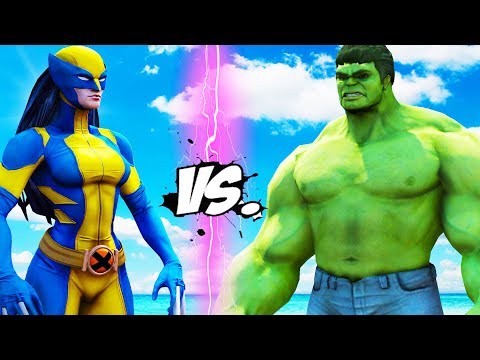 HULK vs X-23 (Wolverine) - Epic Battle