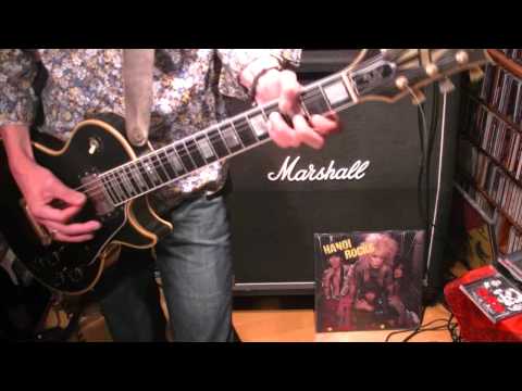 HANOI ROCKS / DON`T NEVER LEAVE ME (guitar cover)