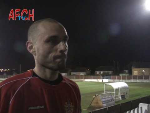 Aveley 1 AFC Hornchurch 1 (26th Dec 09) - Jonathan Hunt interview
